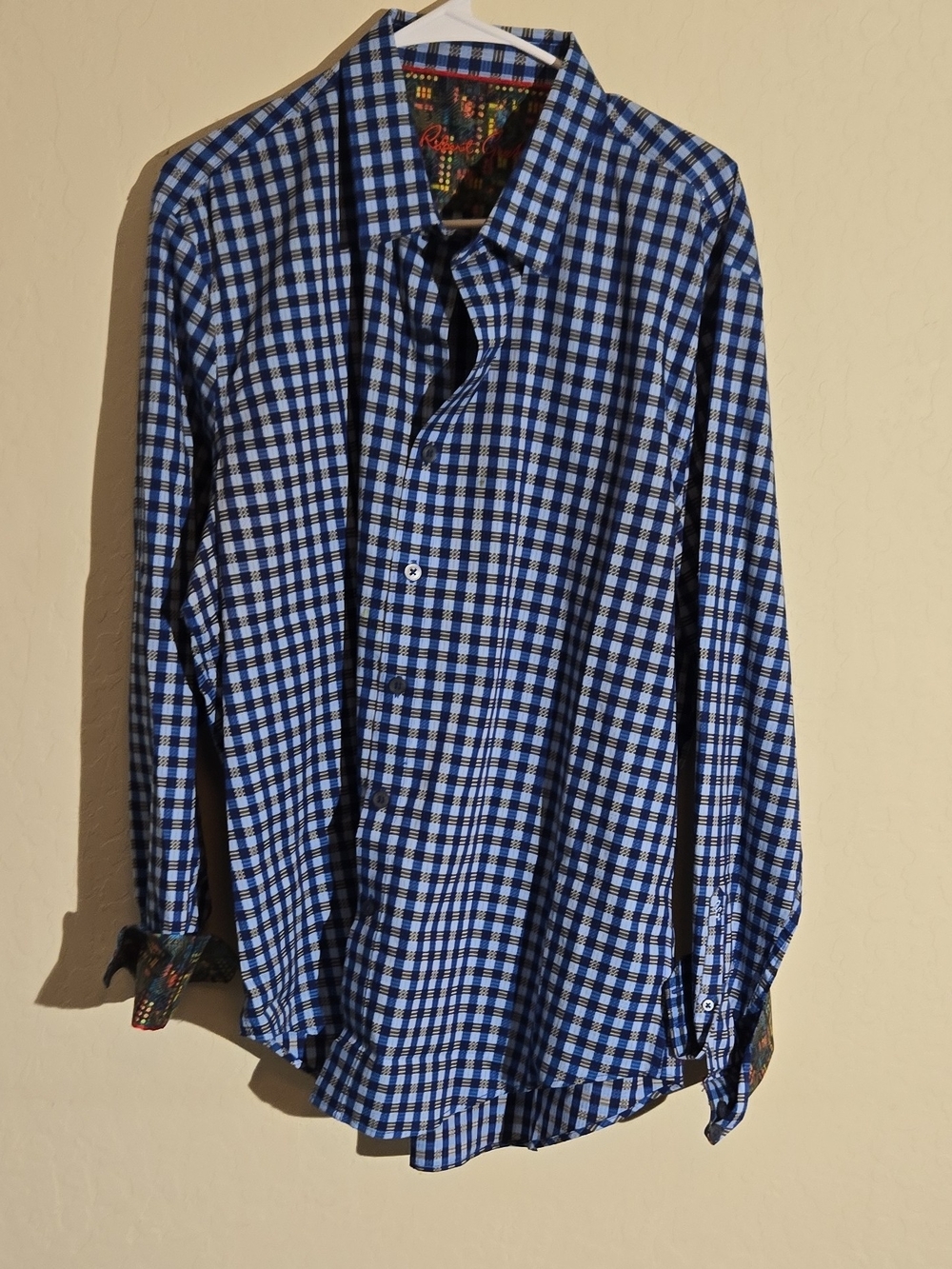 Robert Graham Blue Plaid Long-Sleeve Button-Down Shirt